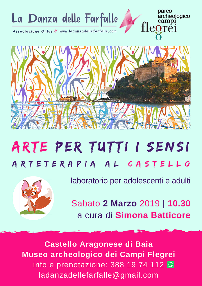 Arteterapia al castello La Danza delle Farfalle 2 Marzo 2019   sito