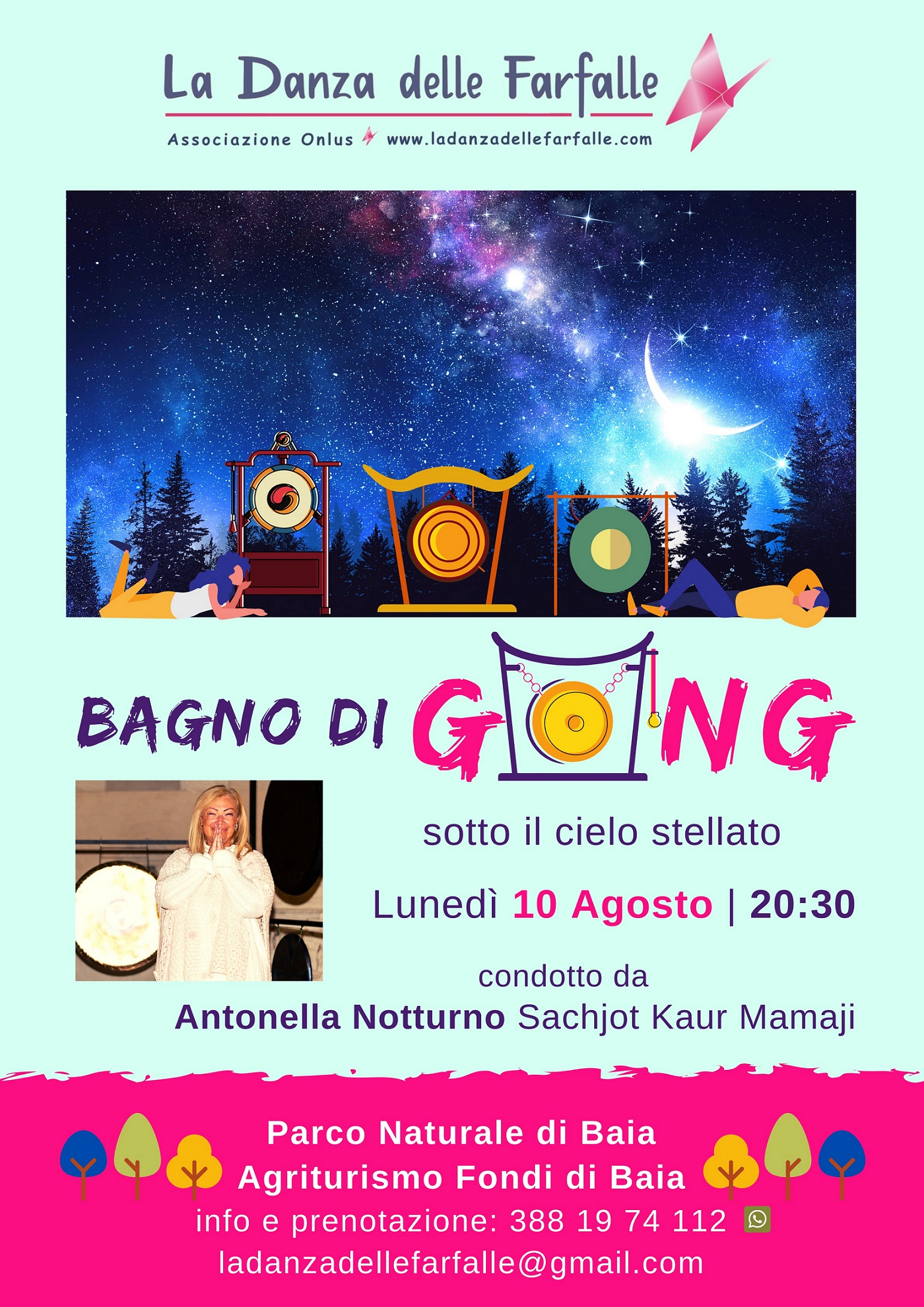 Bagno di Gong sotto le stelle 10 agosto 2020 sito