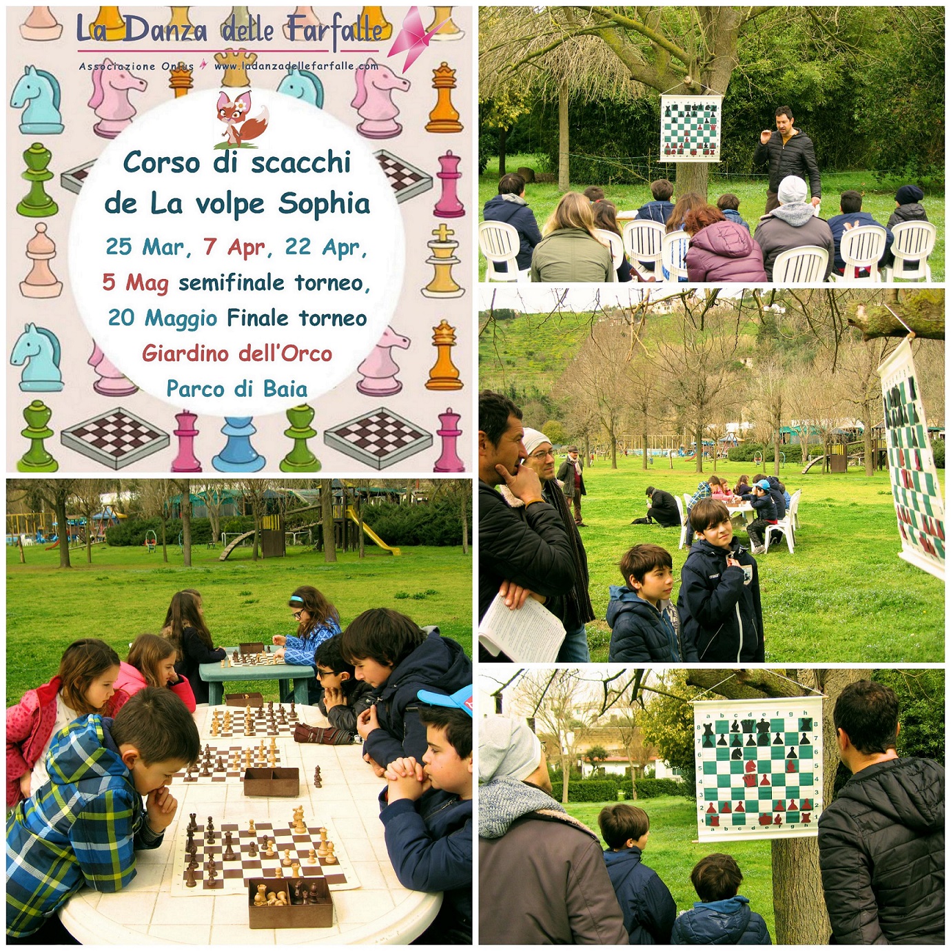 Corso di scacchi de La volpe Sophia Parco di Baia 2a