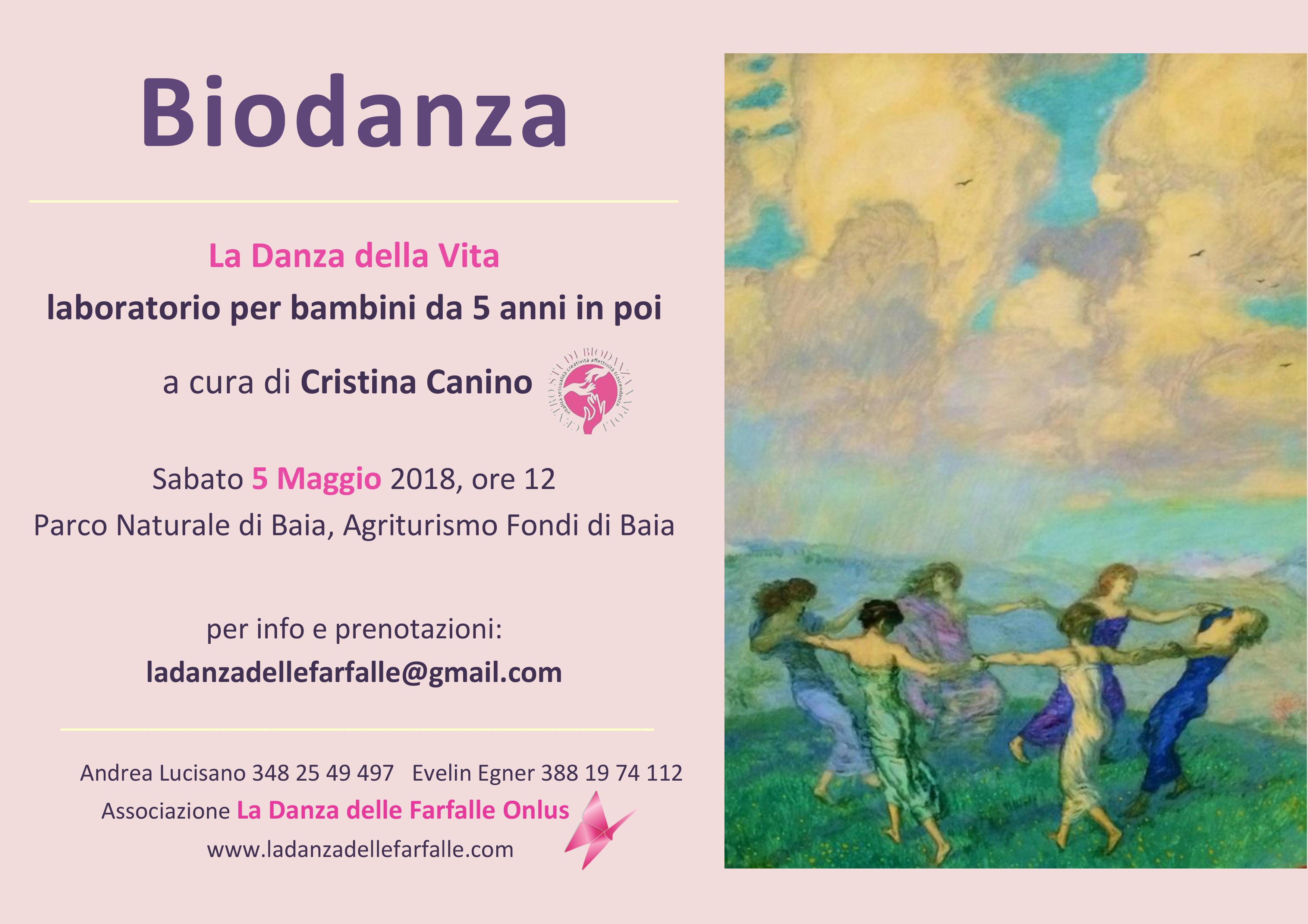 Evento Biodanza Cristina Canino   Ass La Danza delle Farfalle Onlus 5 Maggio 2018