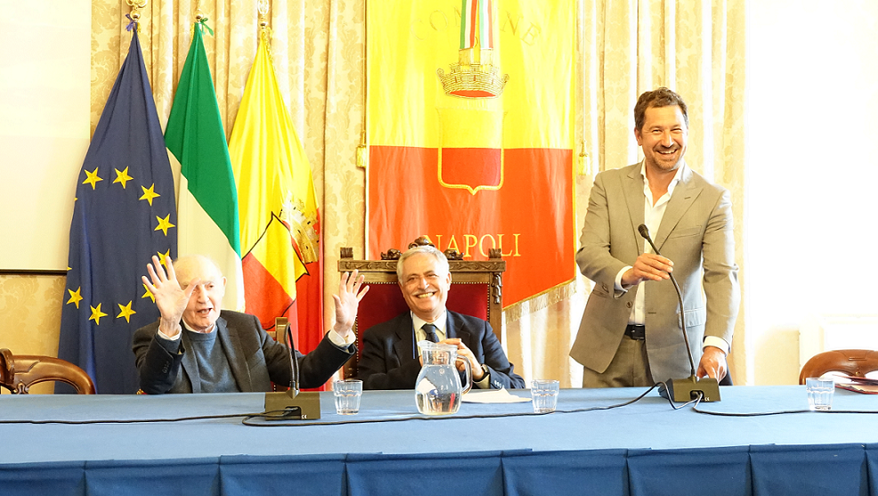 Compleanno di Aldo Masullo 2019 pesentazione La volpe Sophia filosofa con Aldo Masullo di Andrea Luisano sito