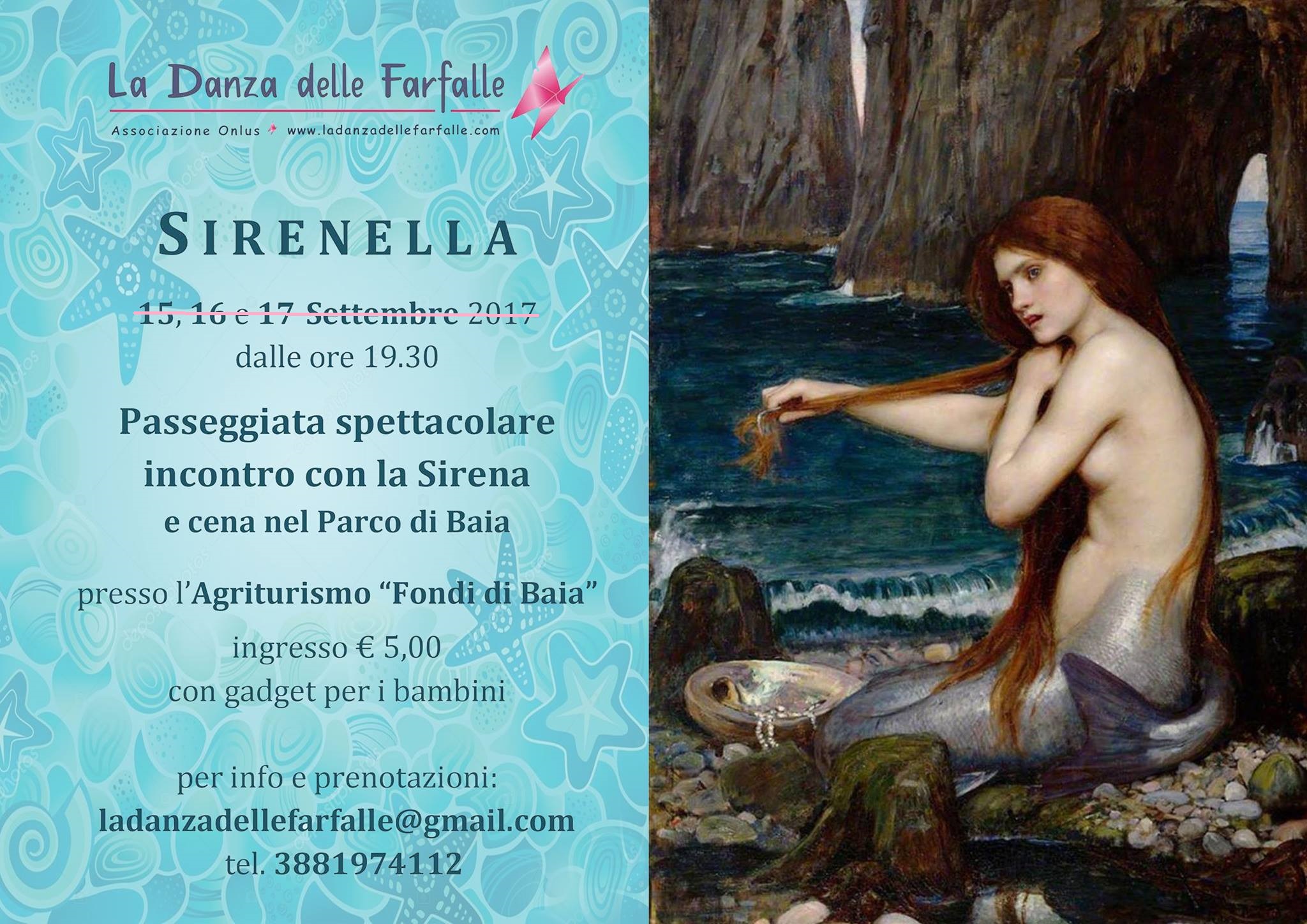 S I R E N E L L A  Parco di Baia locandina evento rimandato