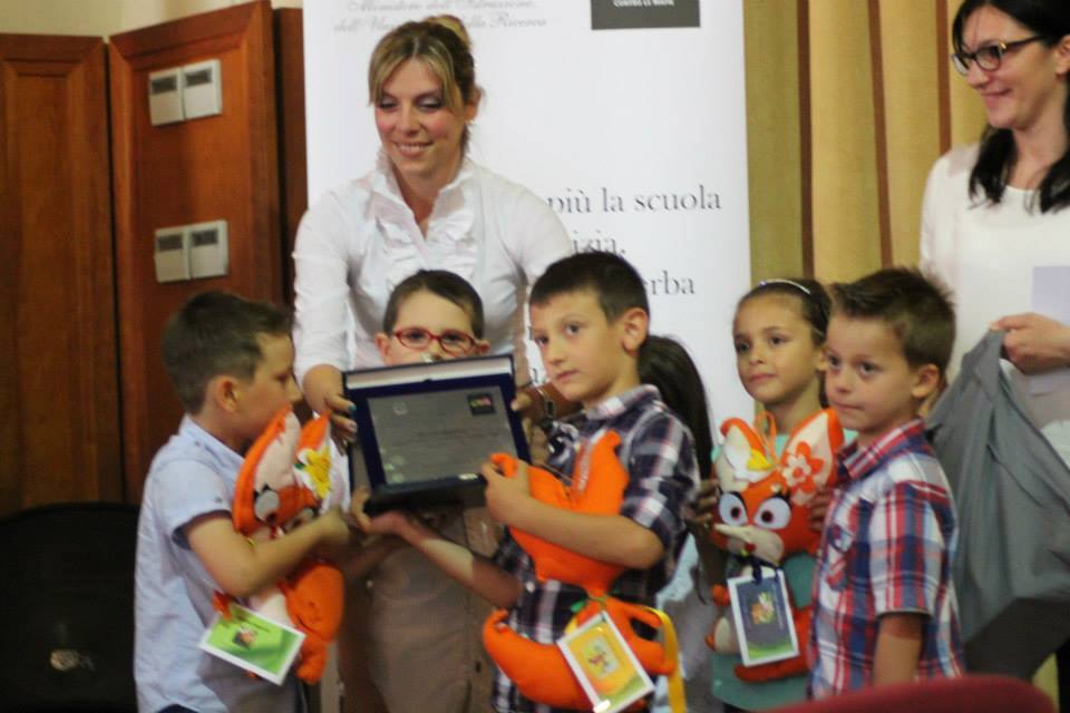 bambini premiati dal Ministro dellIstruzione