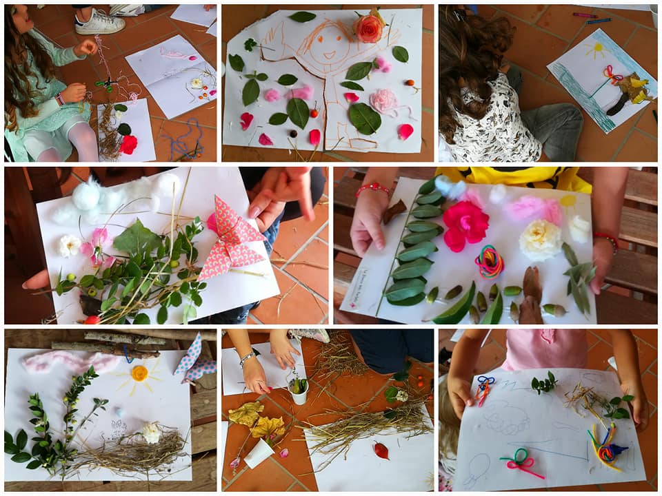 land art con La volpe Sophia